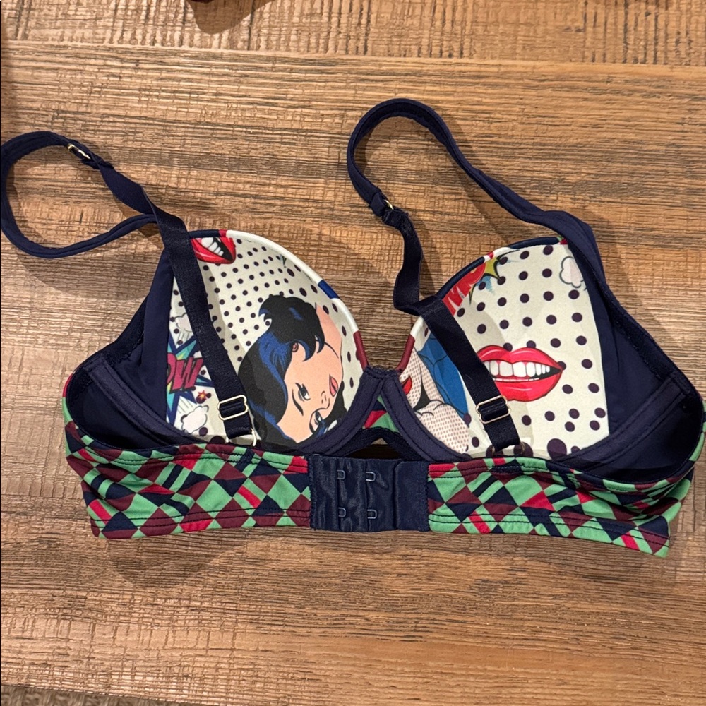 Multicolor Patterned Bra Naja. - image 3